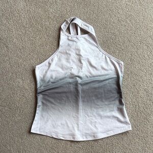 SHEIN white and gray tank